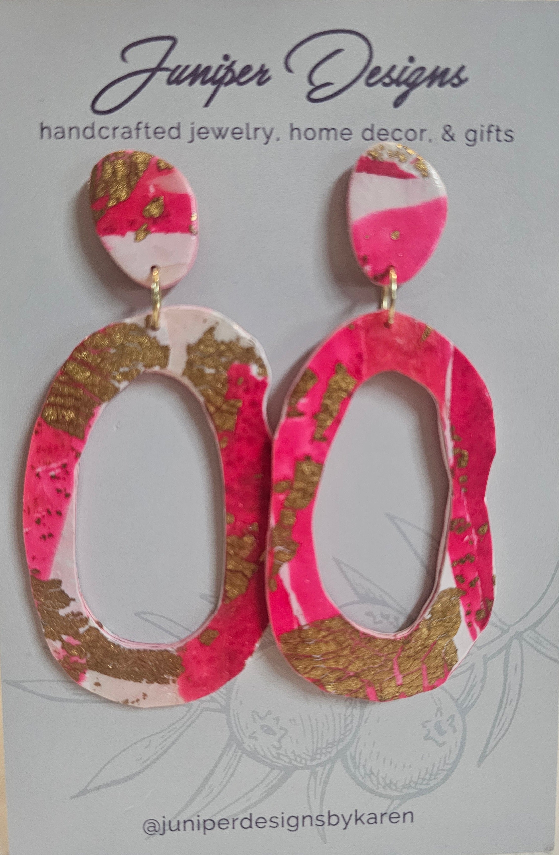 Large Halo Dangle| Pinky Promise Collection| Juniper Skies