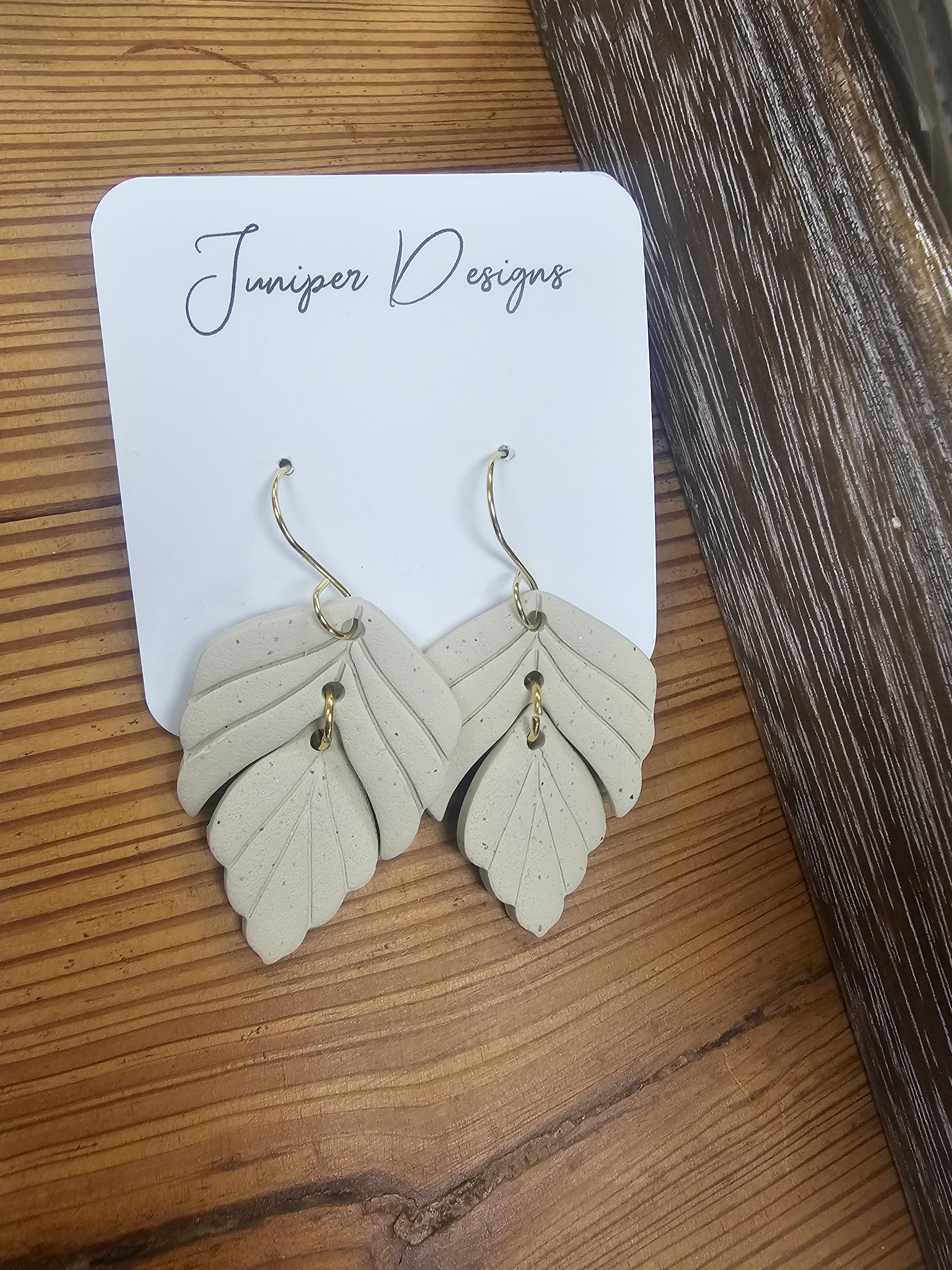 Handmade Earrings -  Feather Design -Unique Artisan Jewelry | Juniper Skies