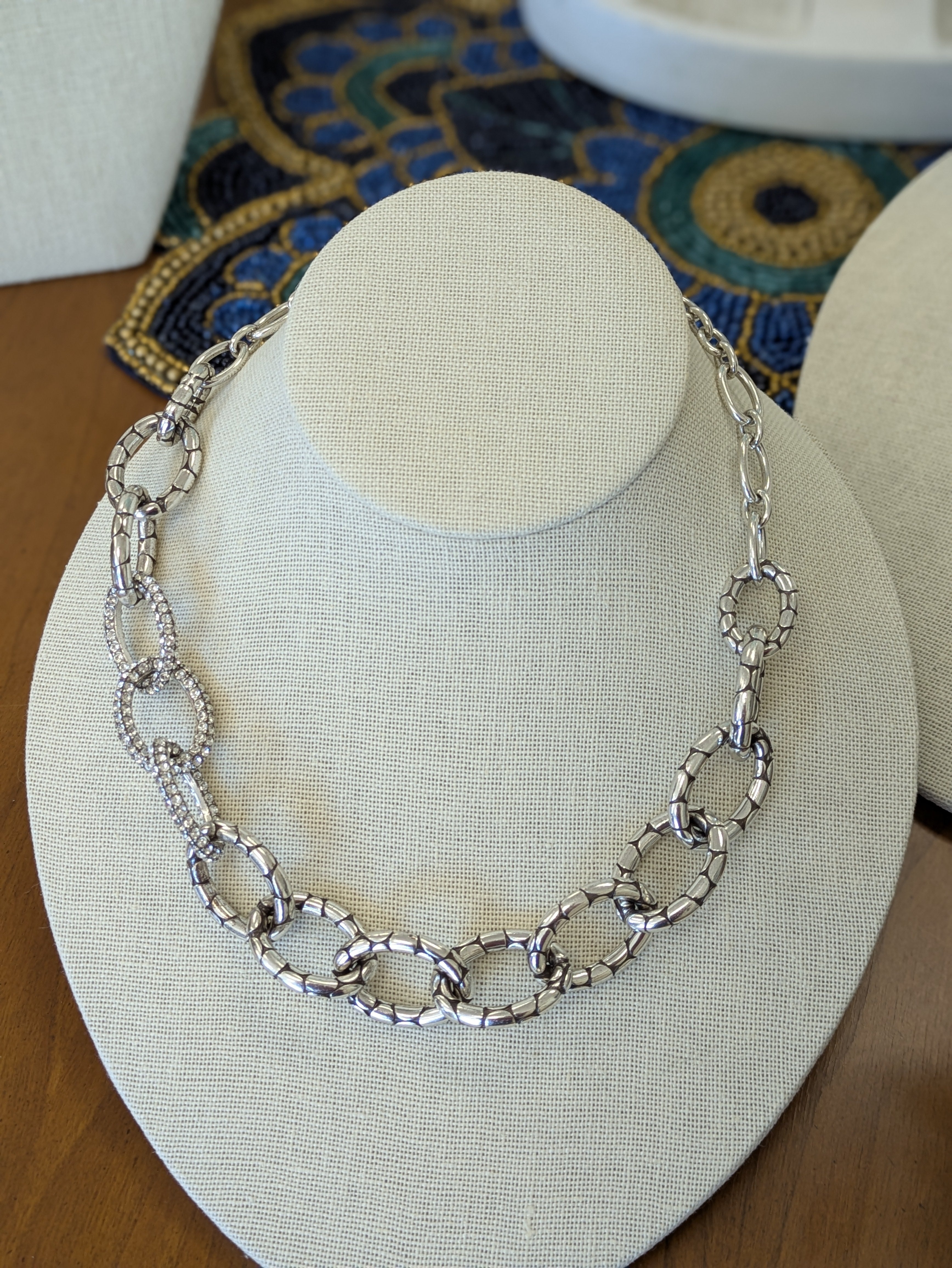 Brighton silver chain link necklace