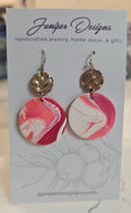 Pink Petal Swirl Dangle| Pinky Promise Collection| Juniper Skies
