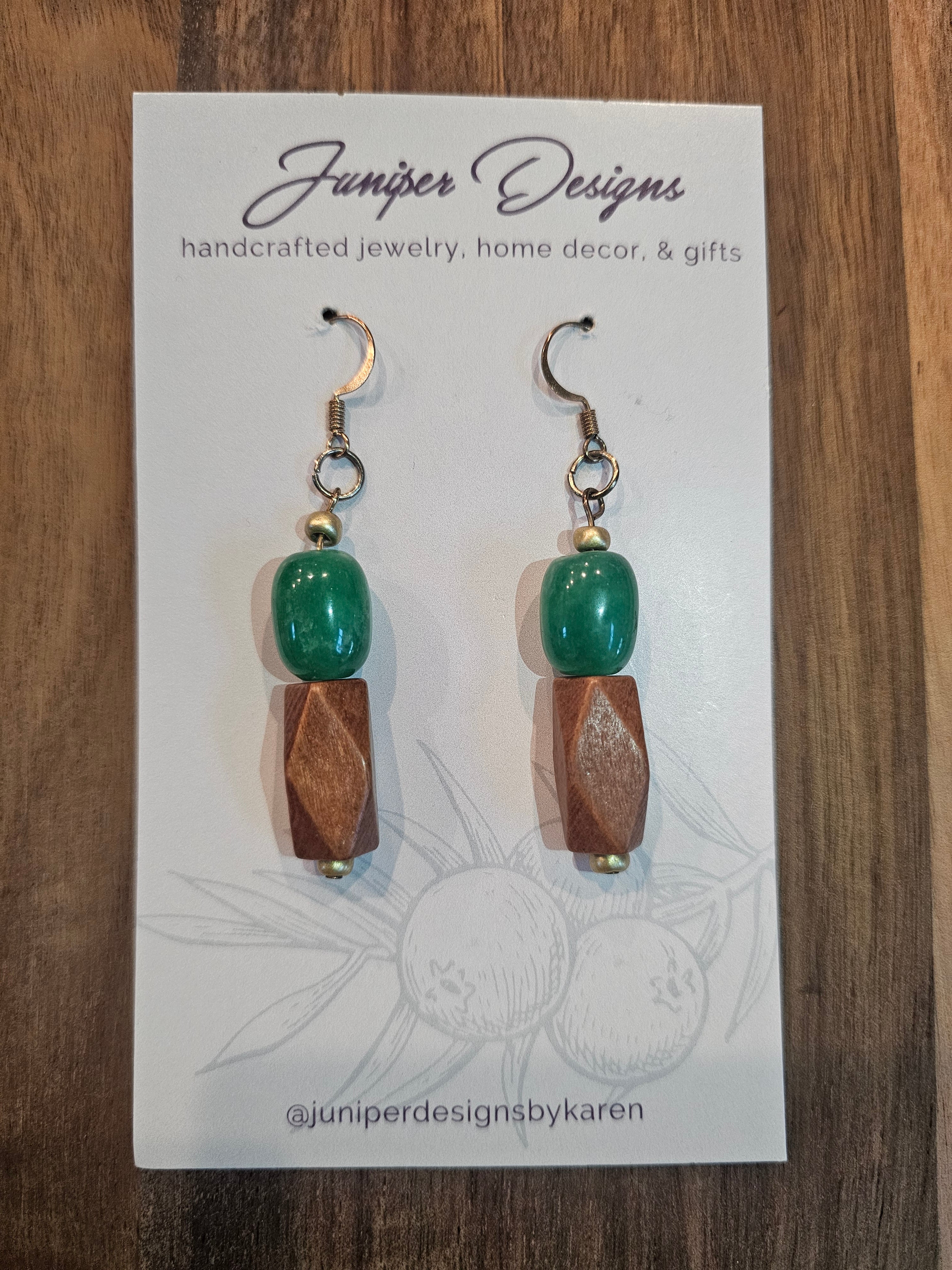 Two Tiered Dangle| Natural Muse Collection| Juniper Skies