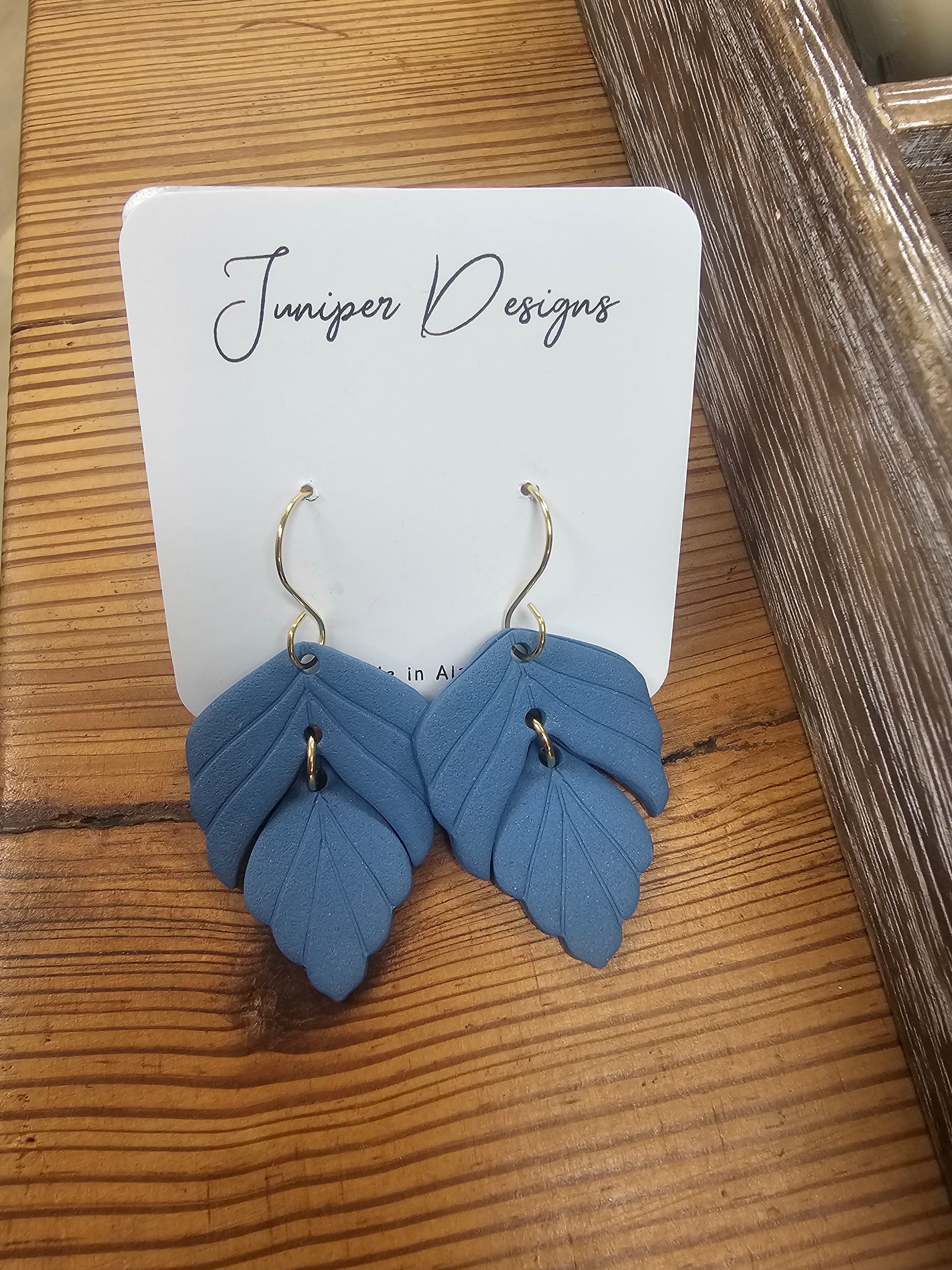 Handmade Earrings -  Feather Design -Unique Artisan Jewelry | Juniper Skies