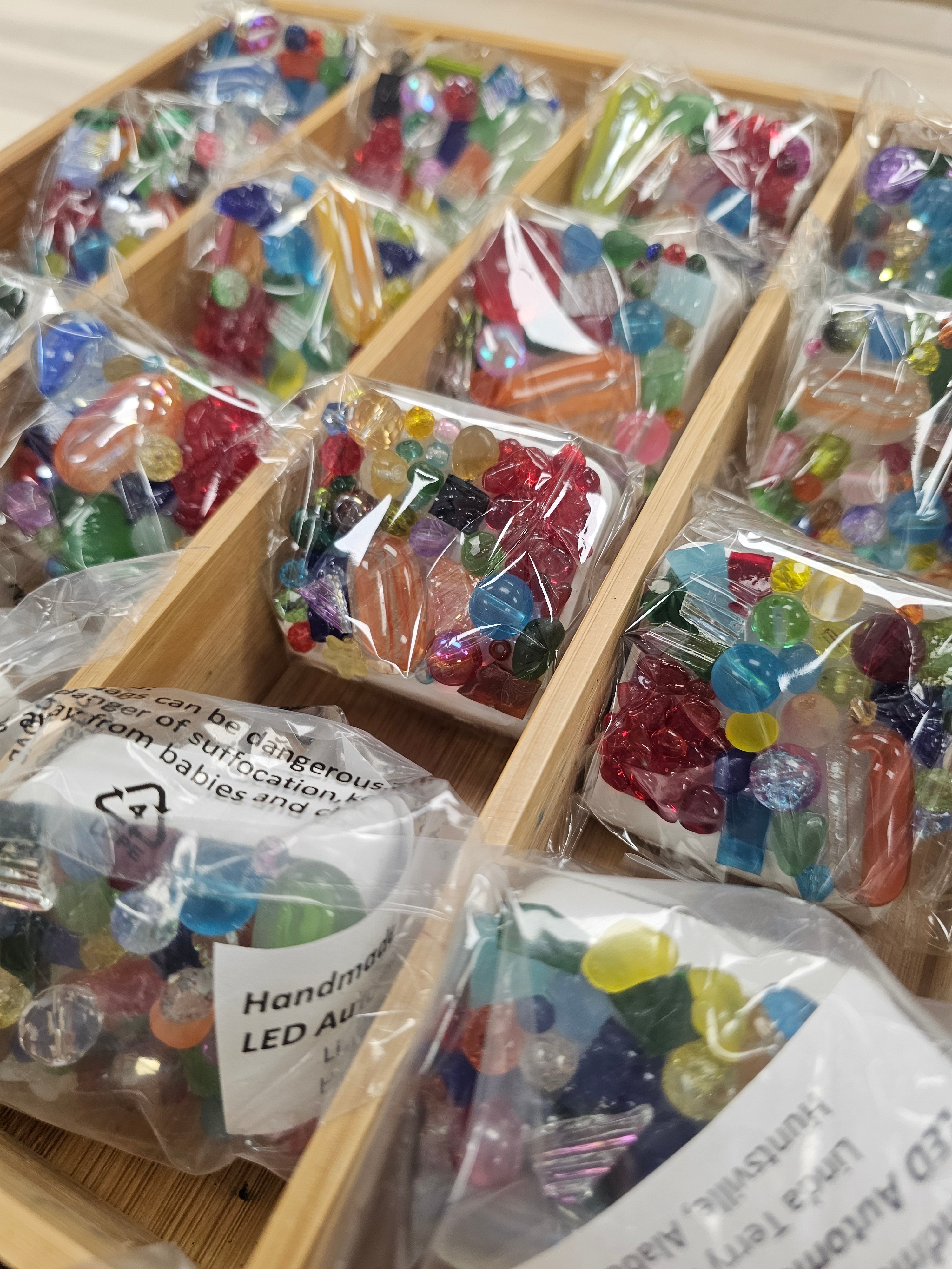 Glass Bead LED Night Lights| Linda Terry Hickam