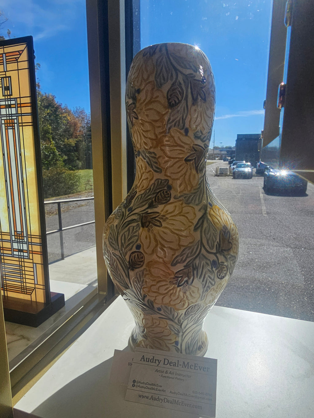 Hand-Crafted Gourd Shaped Vase