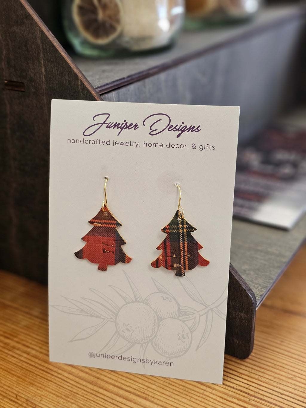 Handmade Holiday Earrings - Unique Artisan Jewelry | Juniper Skies