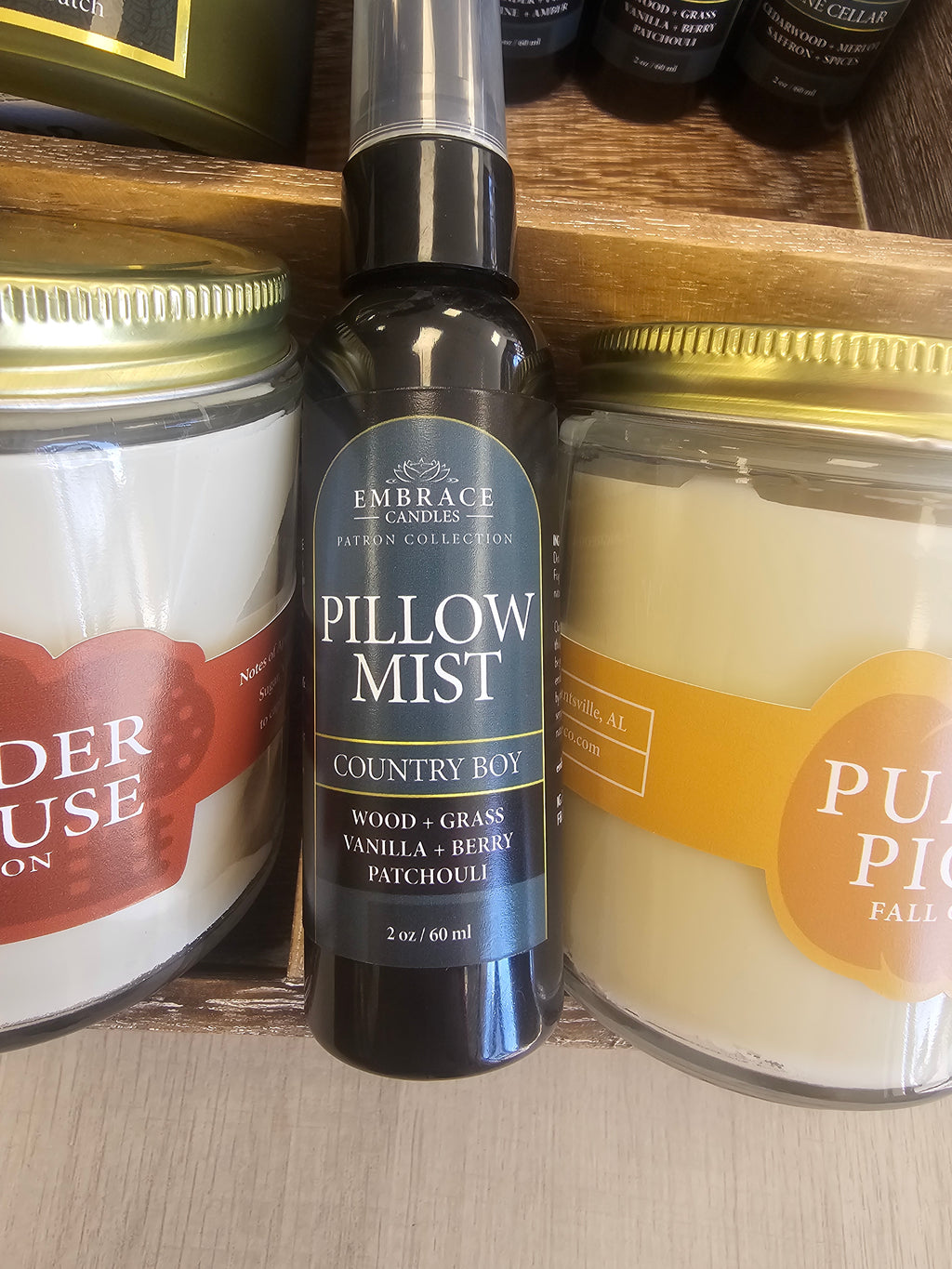 Embrace Candles- Pillow Mist