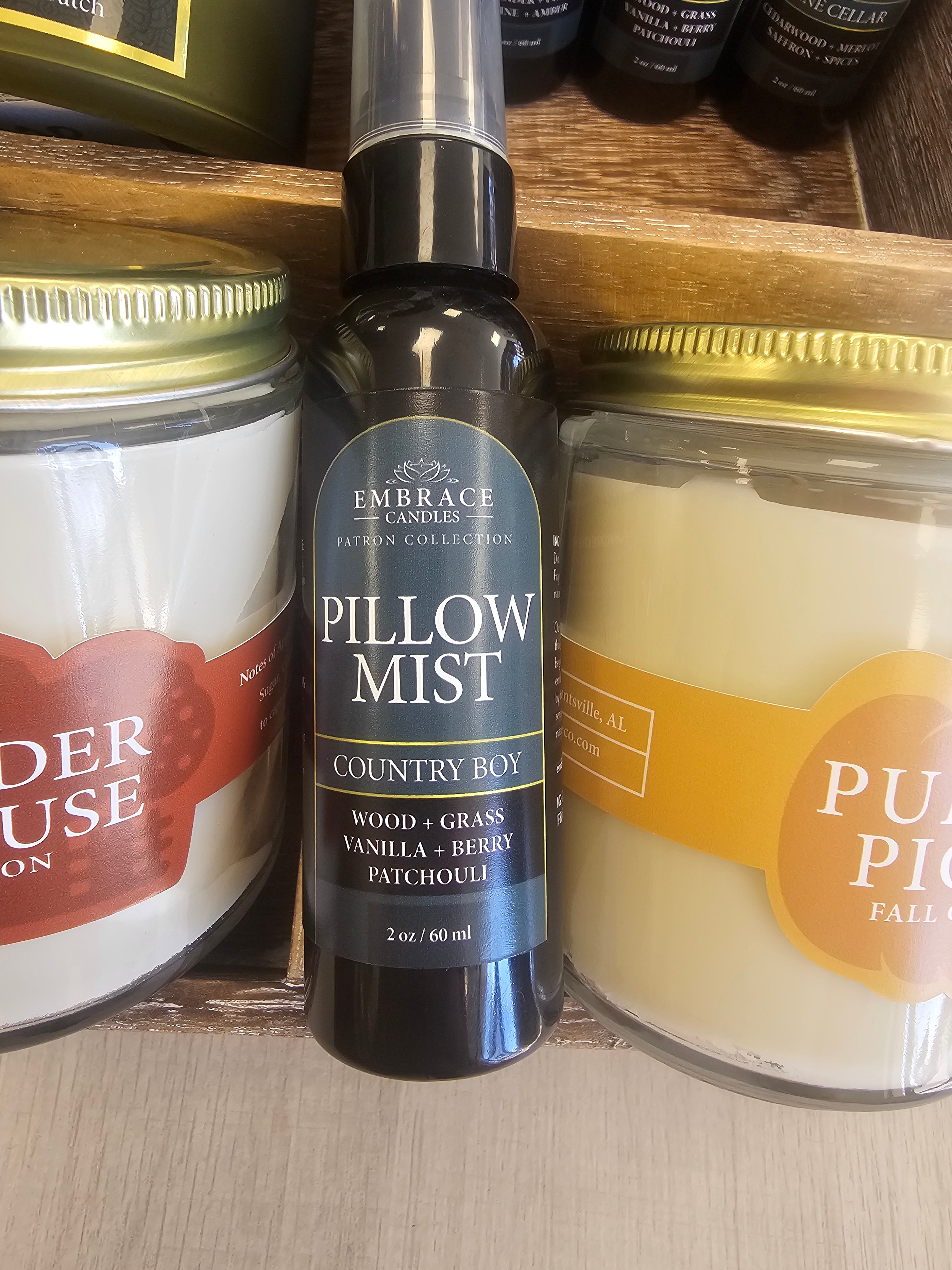 Embrace Candles- Pillow Mist