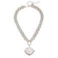 Pearl Cab Necklace – Silver