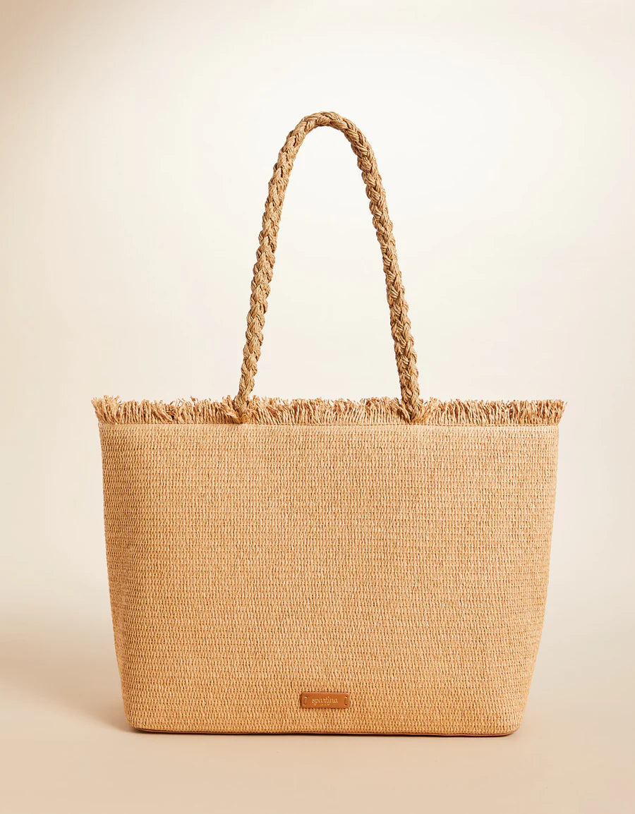 Woven Straw Tote