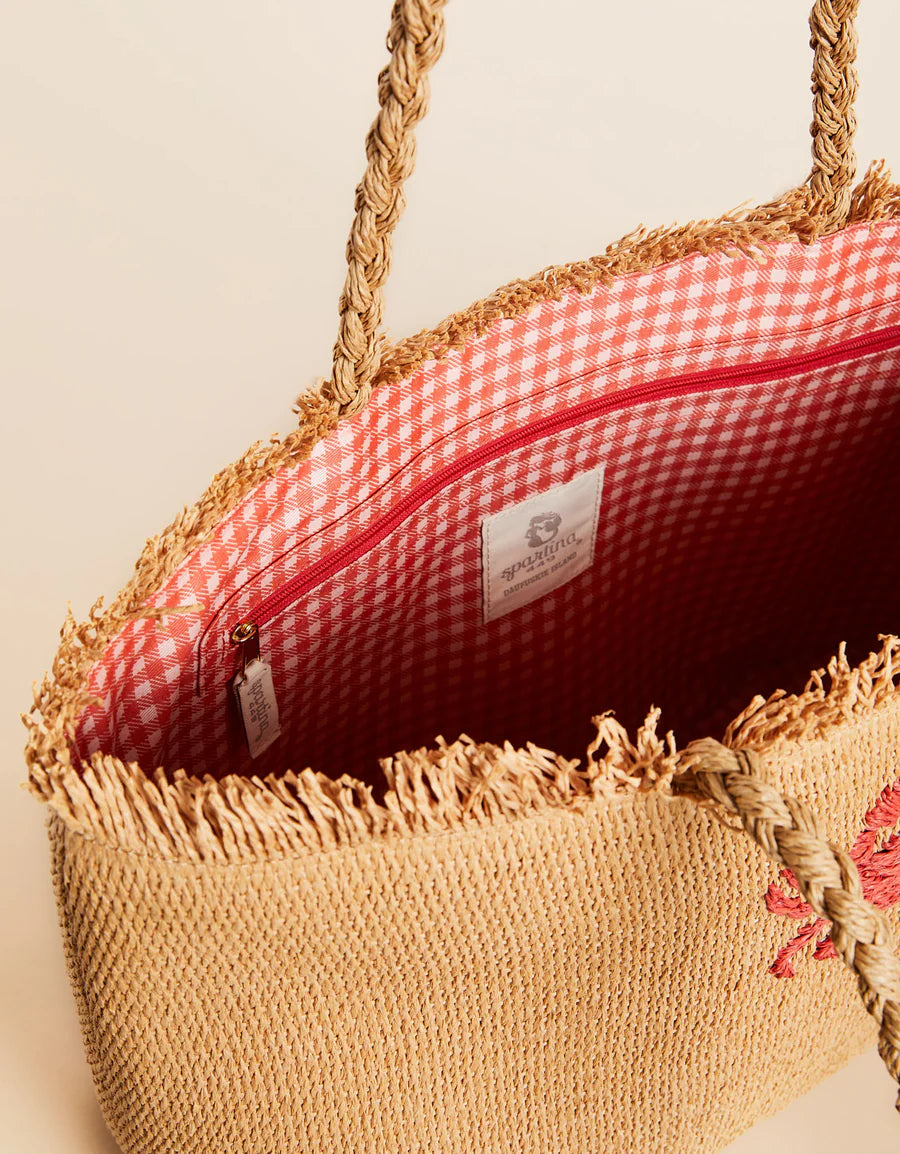 Woven Straw Tote
